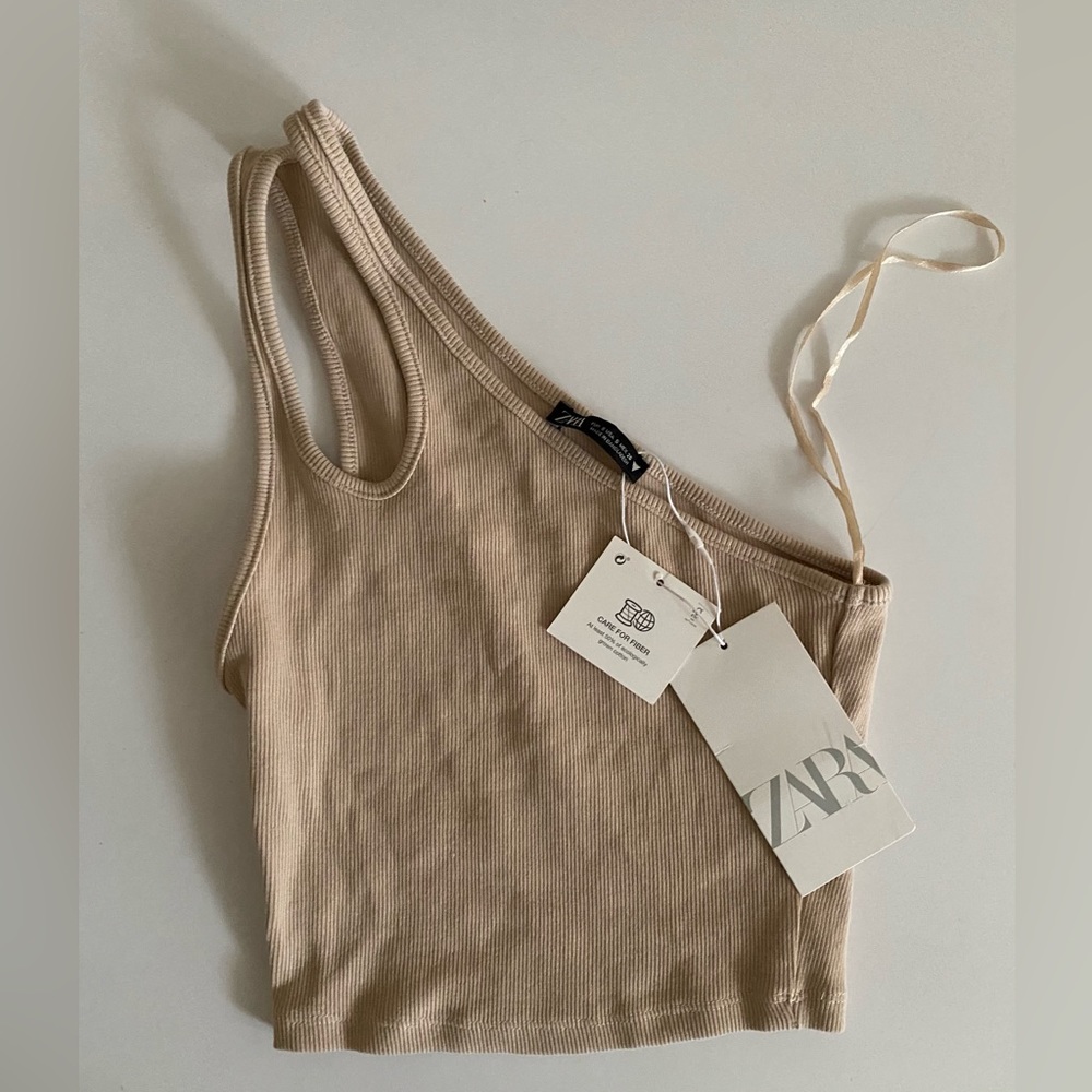 ZARA One Shoulder Tank